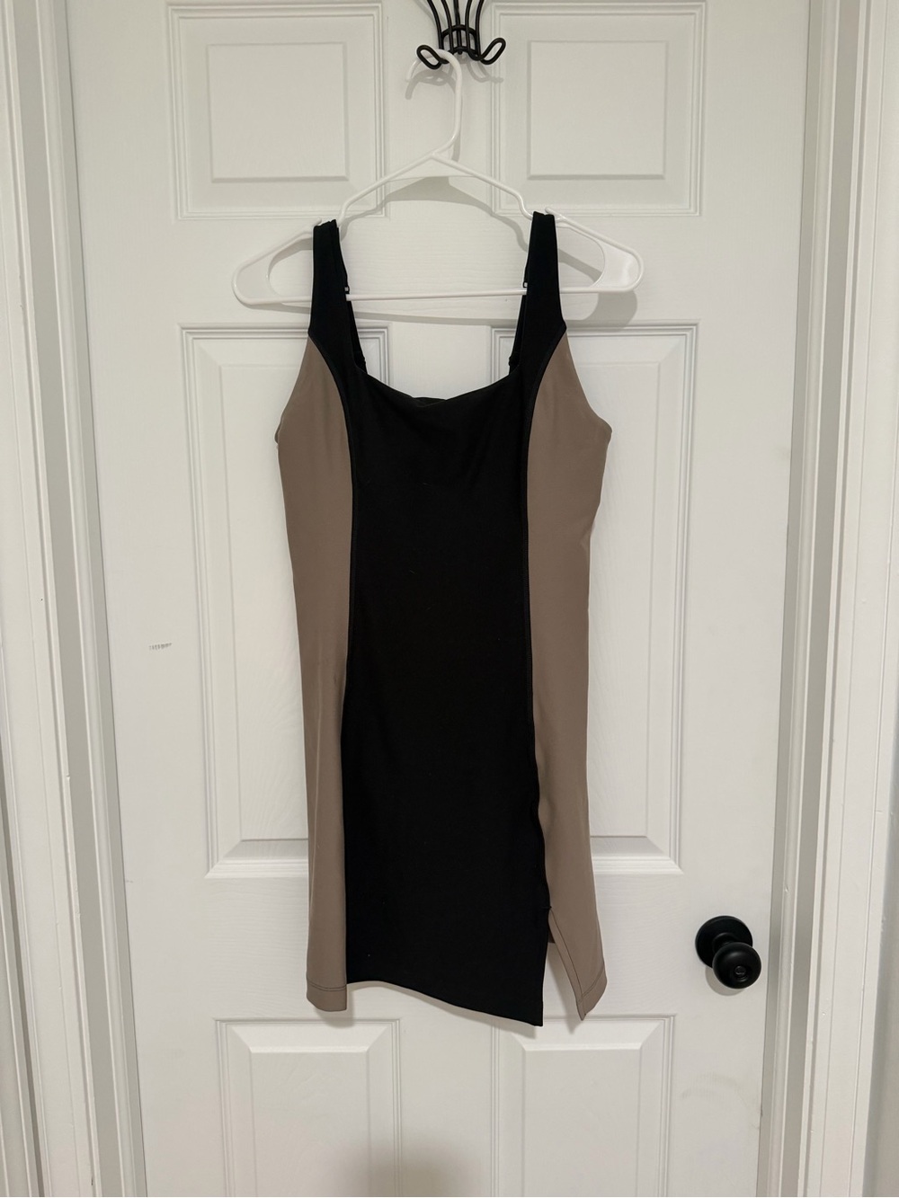 YPB Two-Tone Black and Taupe Athletic Dress